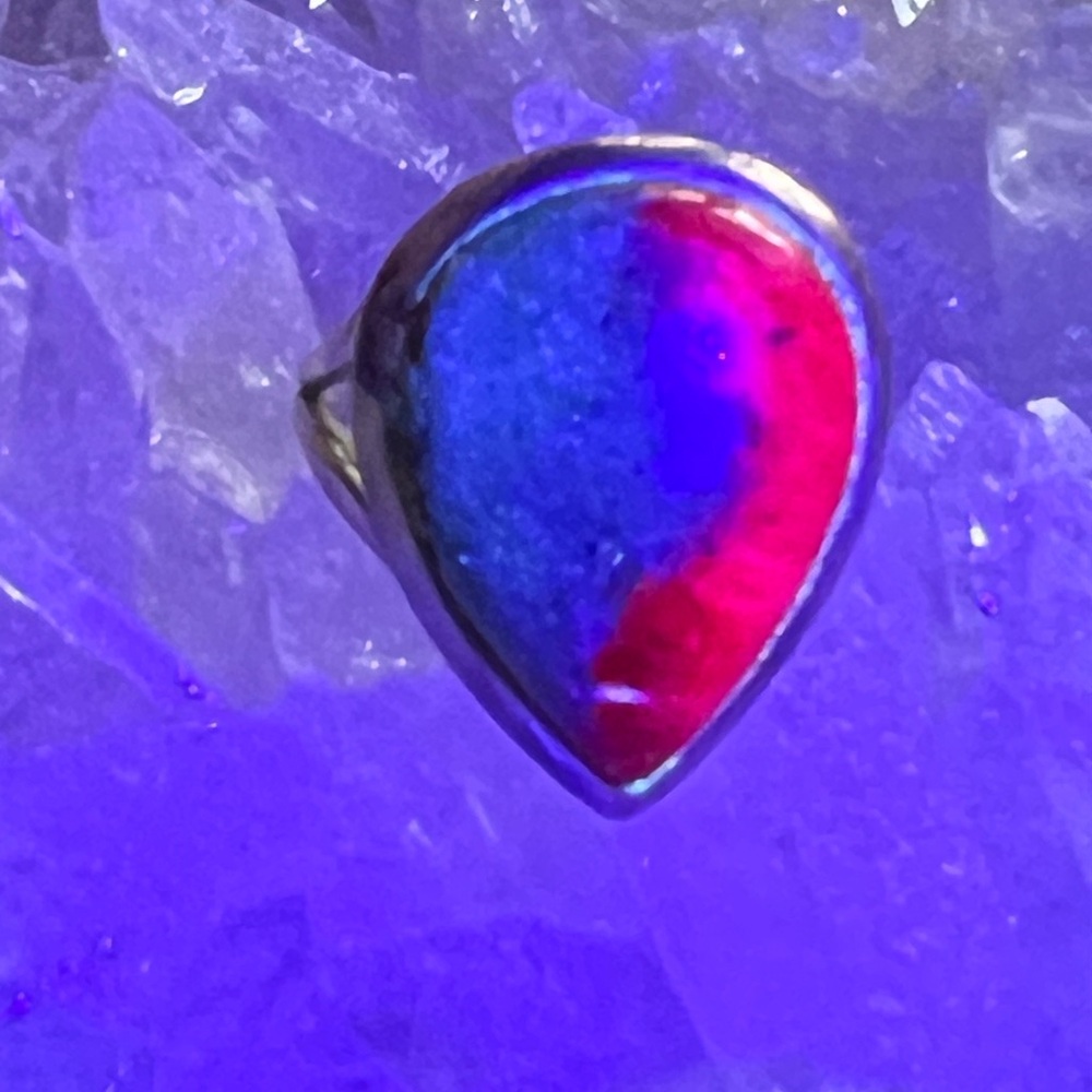 Ruby & Zoisite Ring Size 9 - image 4